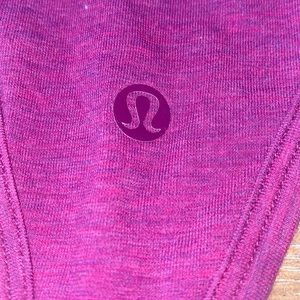 not sold anymore, lululemon, purple tank top with pocket